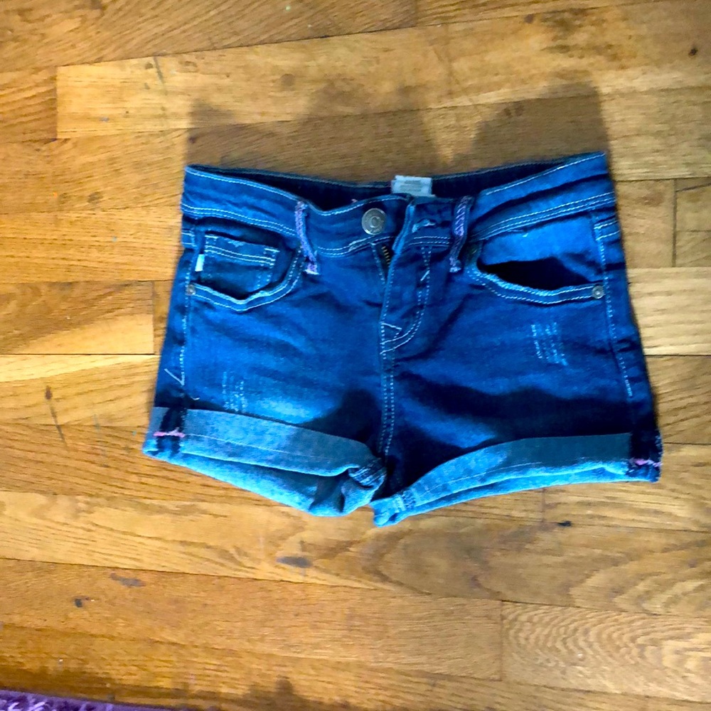 Cute girls denim shorts